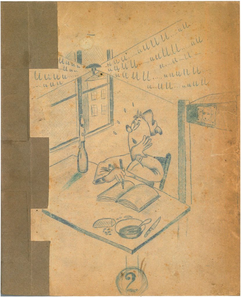 Zeichnung Tiziano Di Leo, Berlin, 1943-1945© Privatbesitz